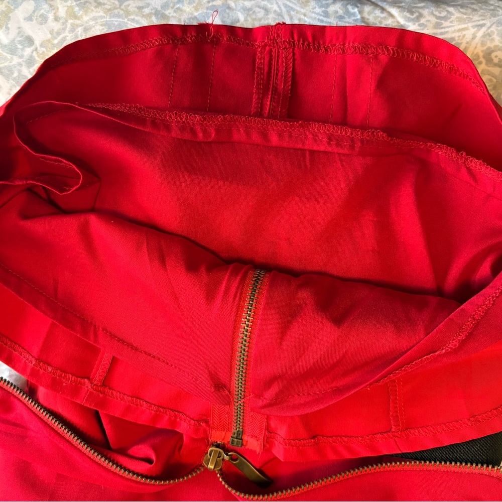 Alythea Vibrant Red Ruffled Blouse - Picture 9 of 16